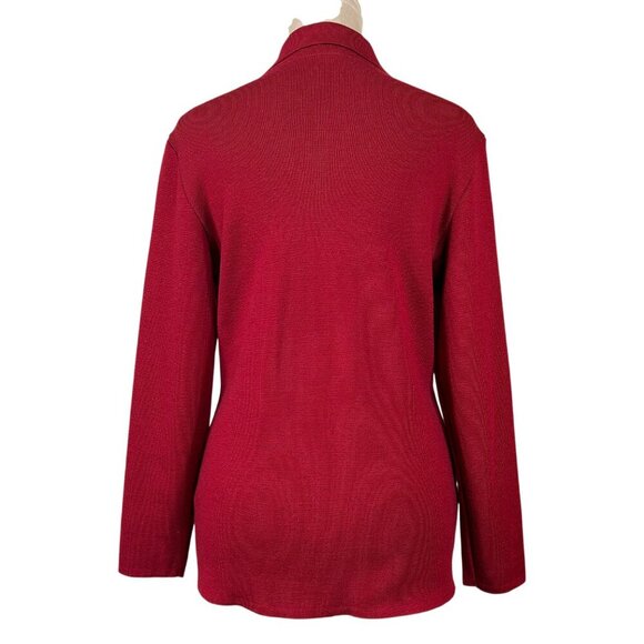 Geiger Collections Red Pure Wool Three-Button Austria Jacket Size M - Picture 3 of 12